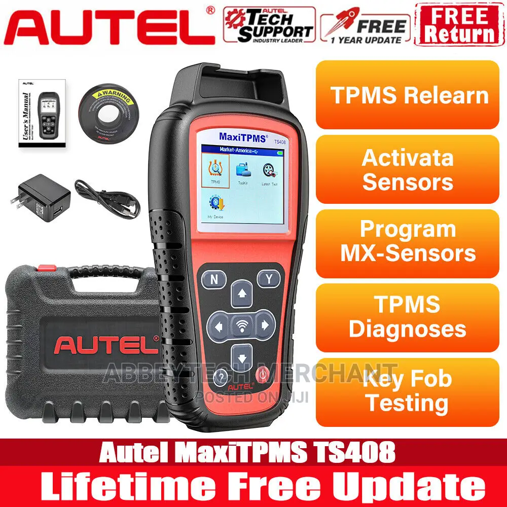 Autel Ts408 TPMS Relearn Tool and TPMS Programmer