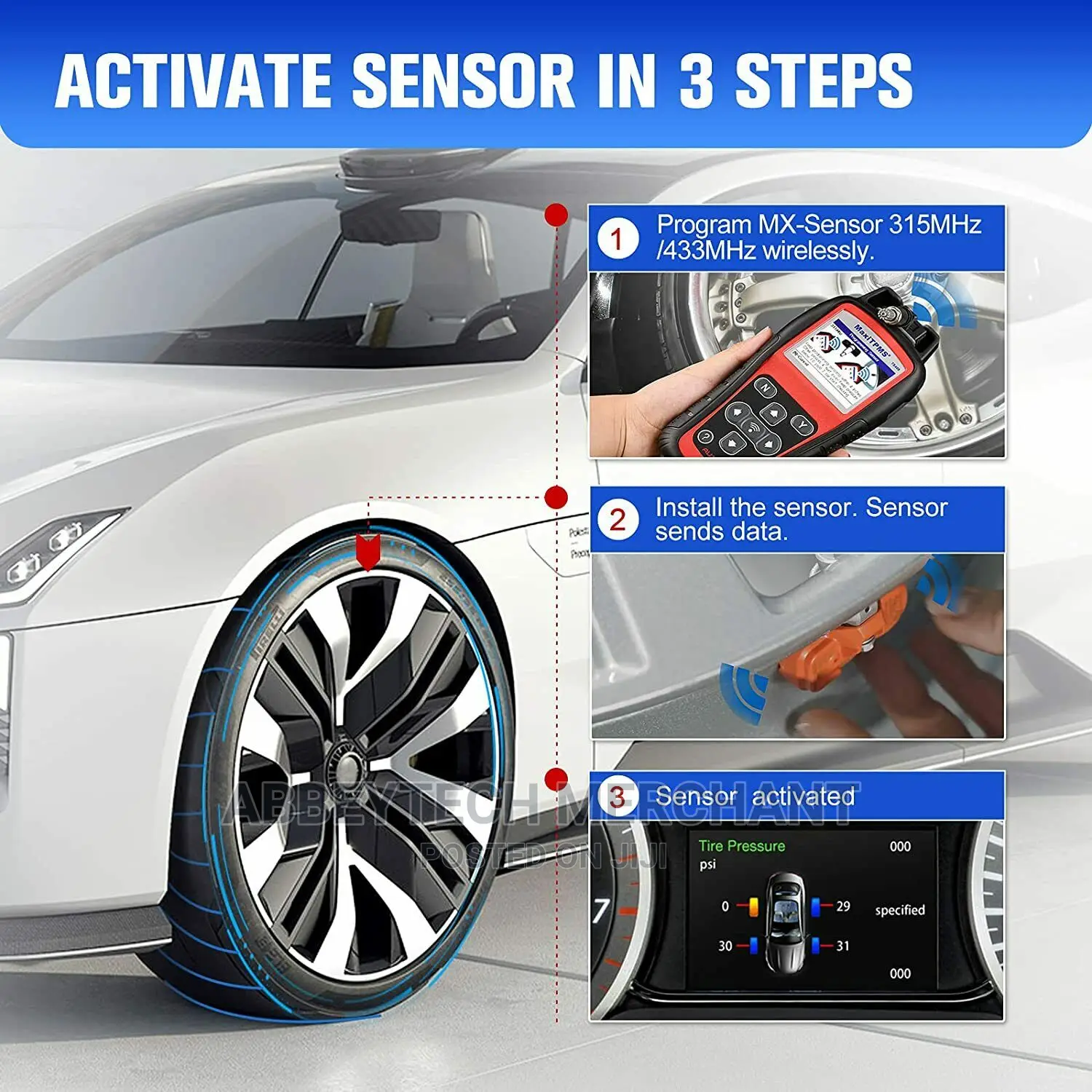 Autel Ts408 TPMS Relearn Tool and TPMS Programmer
