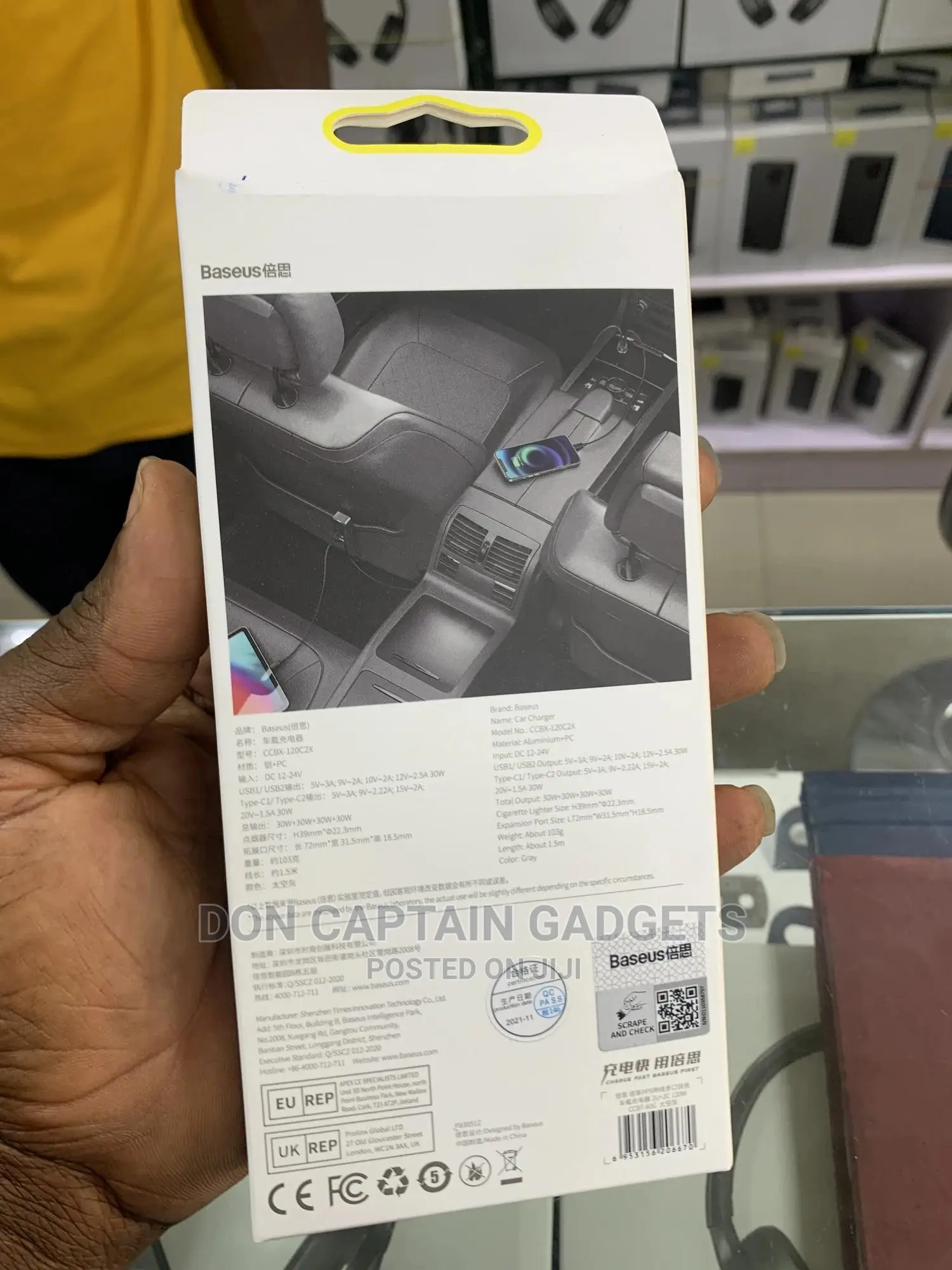 Baseus Car Charger 120w