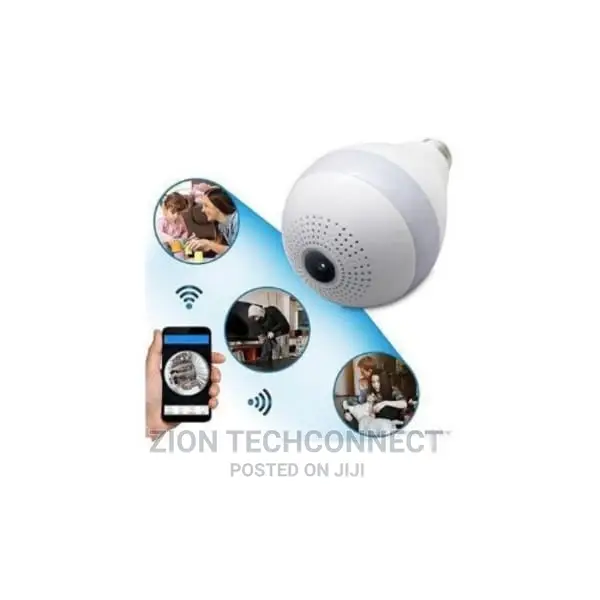 Camera Wifi 360 Degree Light Bulb Camera