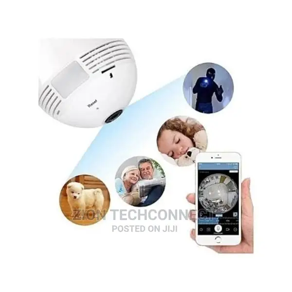 Motion Detection Spy Camera Bulb