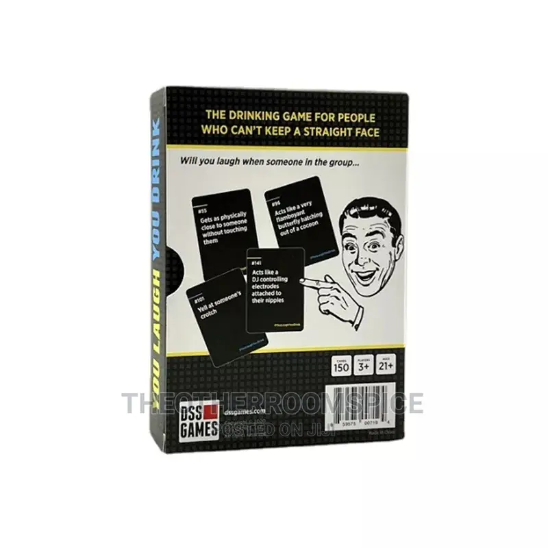 You Laugh You Drink Card Game