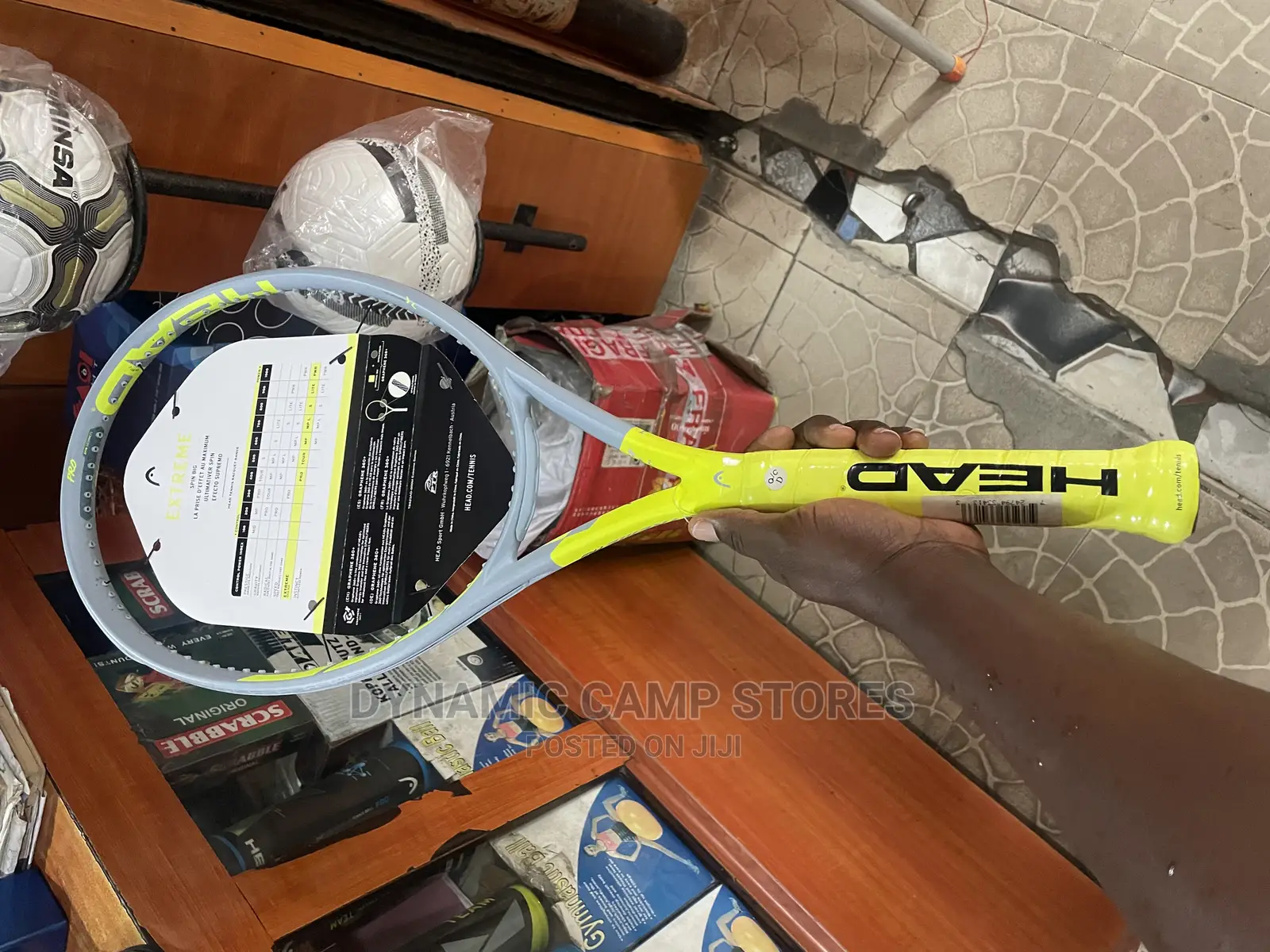 Professional Head Tennis Racket Spin Big