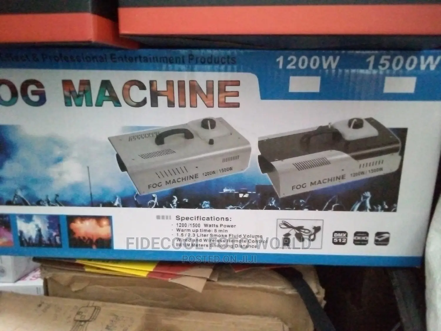 Smoke Fog Machine With Its Fluid