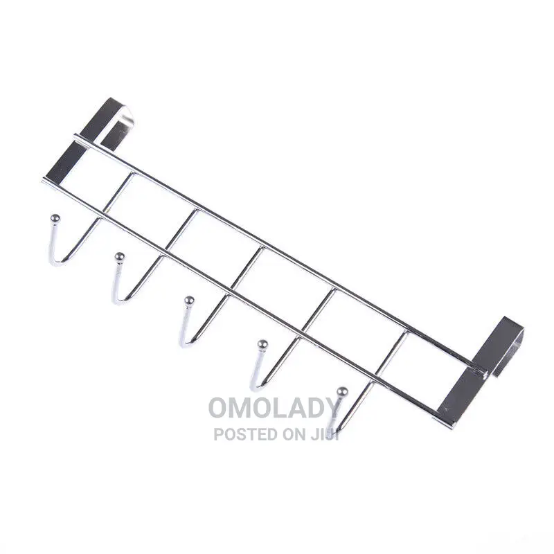 5-Hooks Stainless Steel Kitchen Organizer