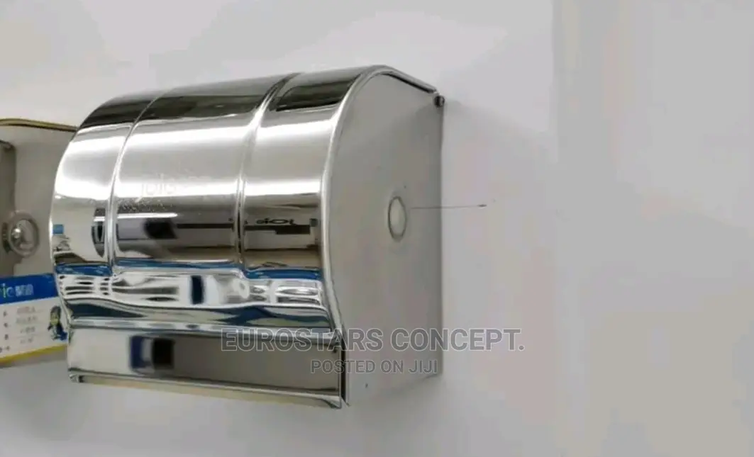 Simple Stainless Steel Tissue Holder