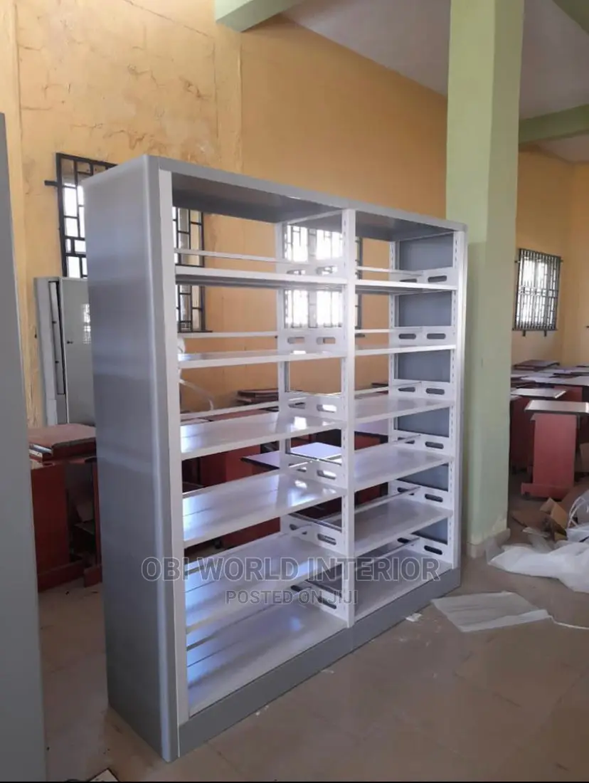Double Sided Library Shelves