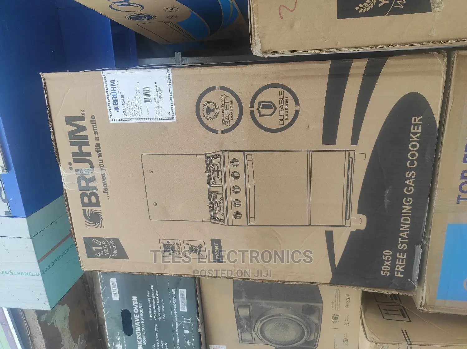 Bruhm 4 Gas Burner And Oven