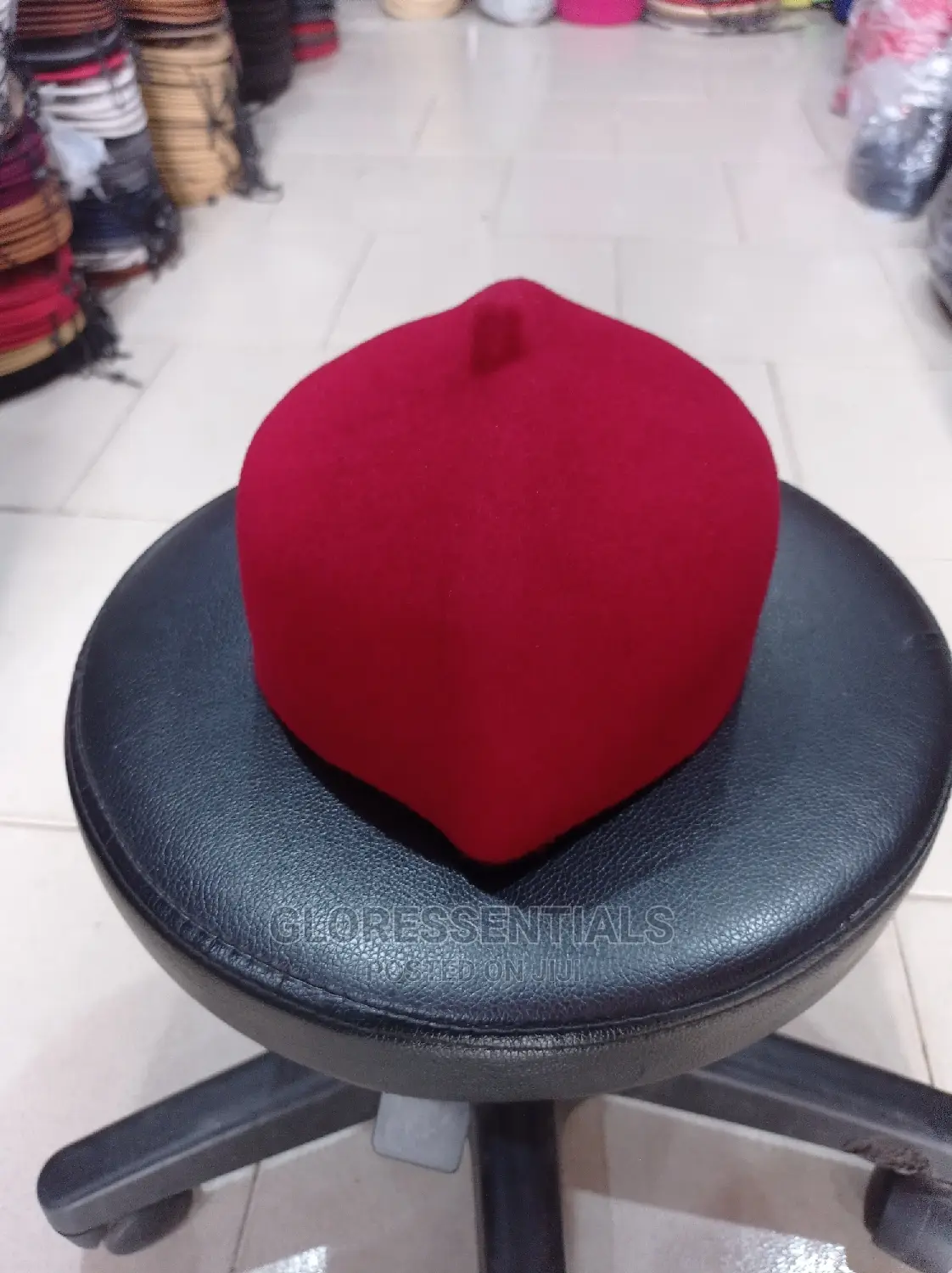 Original Ozor Traditional Men Cap Red