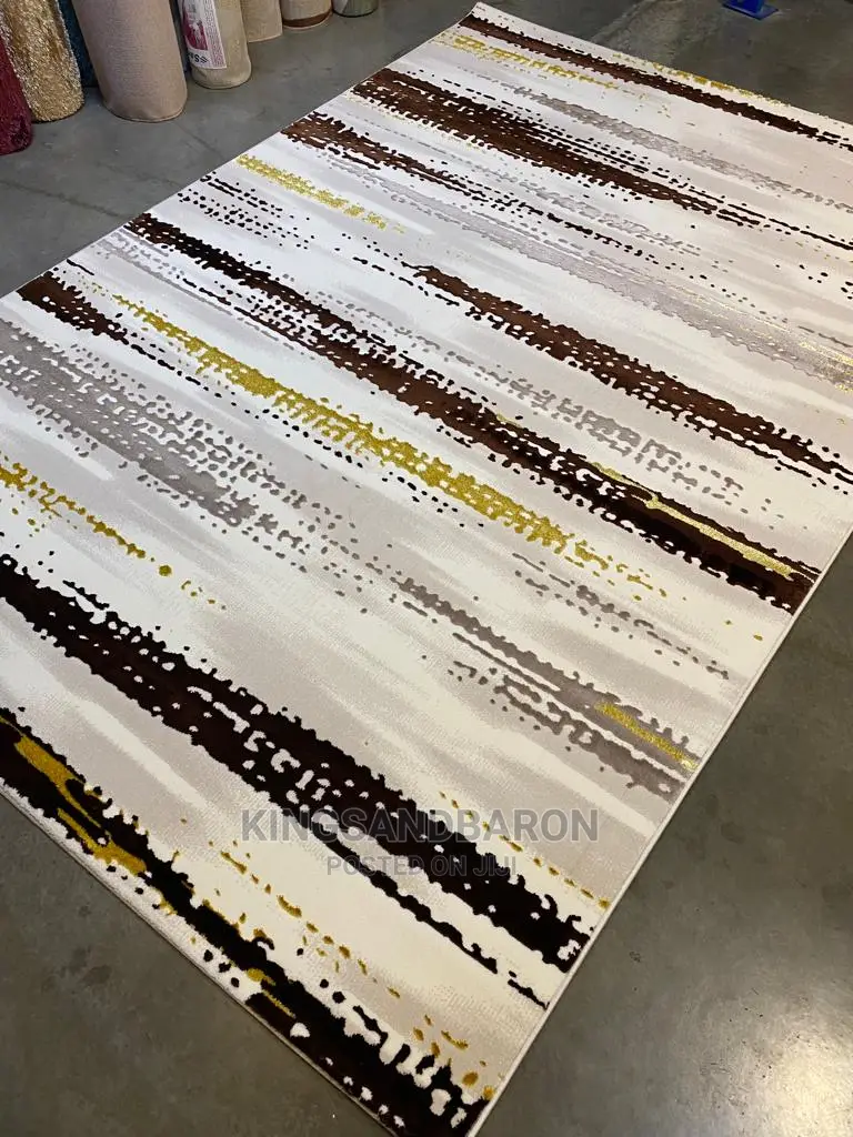 5x7fts Gold and Brown Turkey Center Rug (4×6)