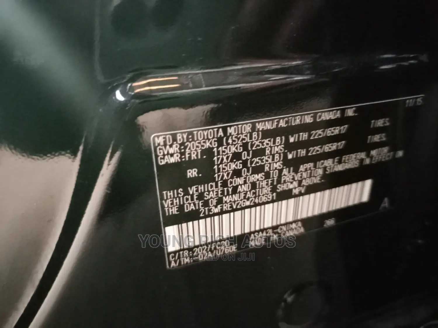 Toyota RAV4 2016 Black