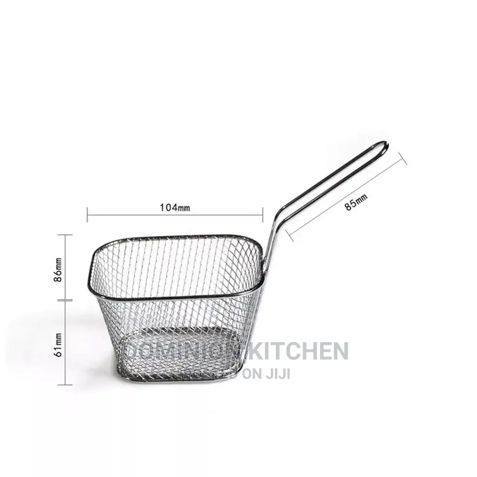 Basket Portable Stainless Steel Chips Mini