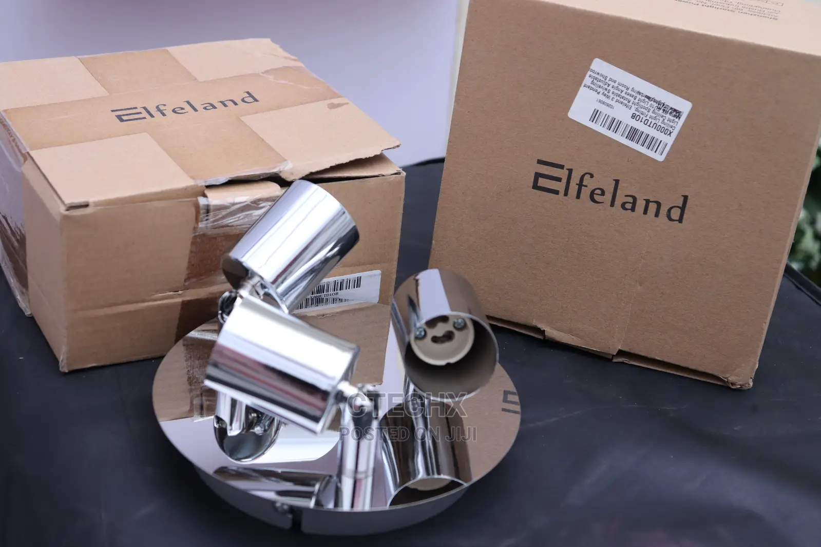 Elfeland Ceiling Lights 3 Way Spot Lights 3 X GU10 LED Light