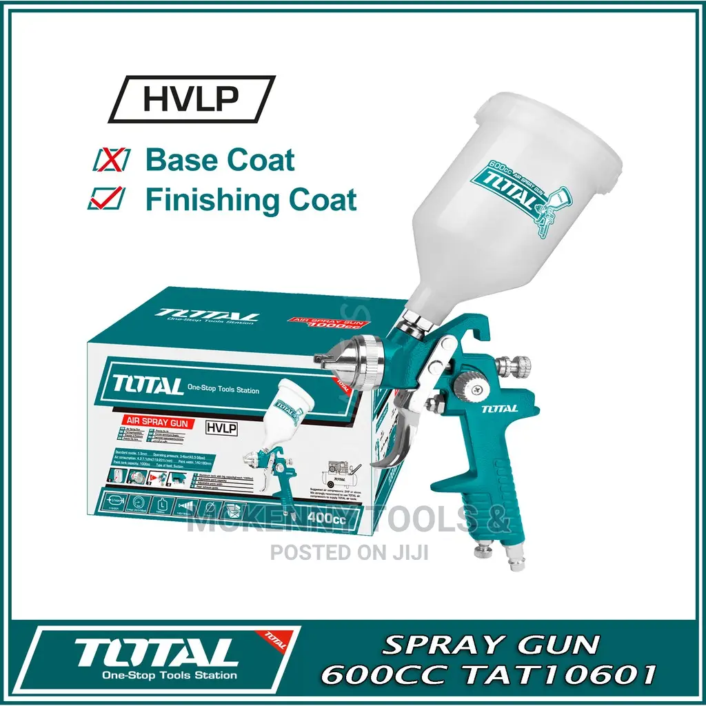 Total TAT10601 Pneumatic Air Spray Gun (600cc)