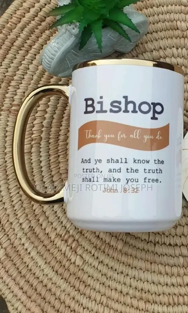 15oz Sublimation Gold Rim and Handle Mug