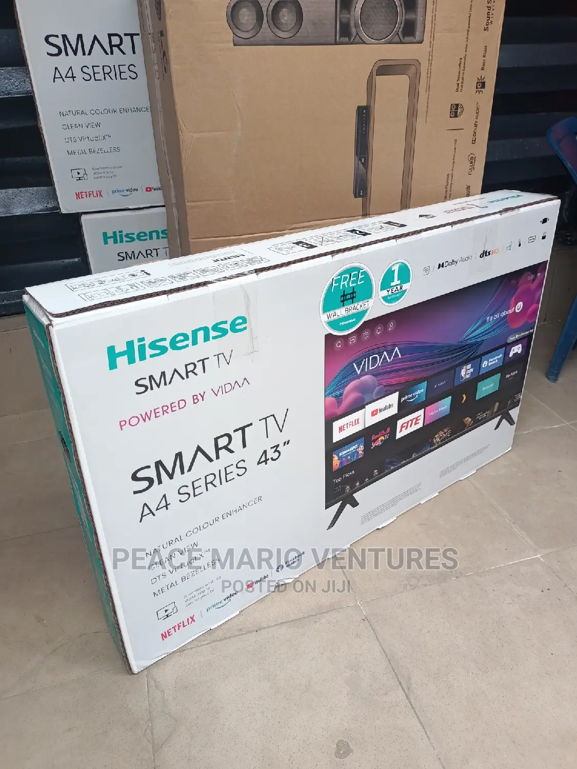 Hisense Quality Television 43" With 2years Warranty