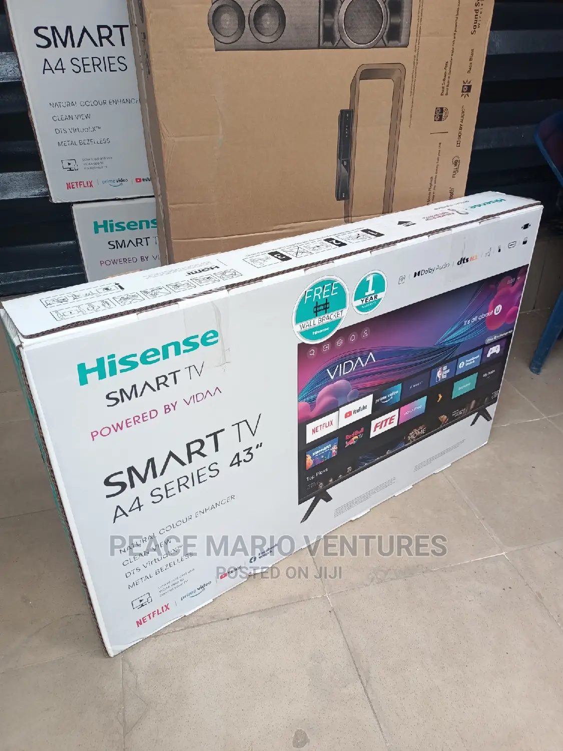 Hisense Quality Television 43" With 2years Warranty