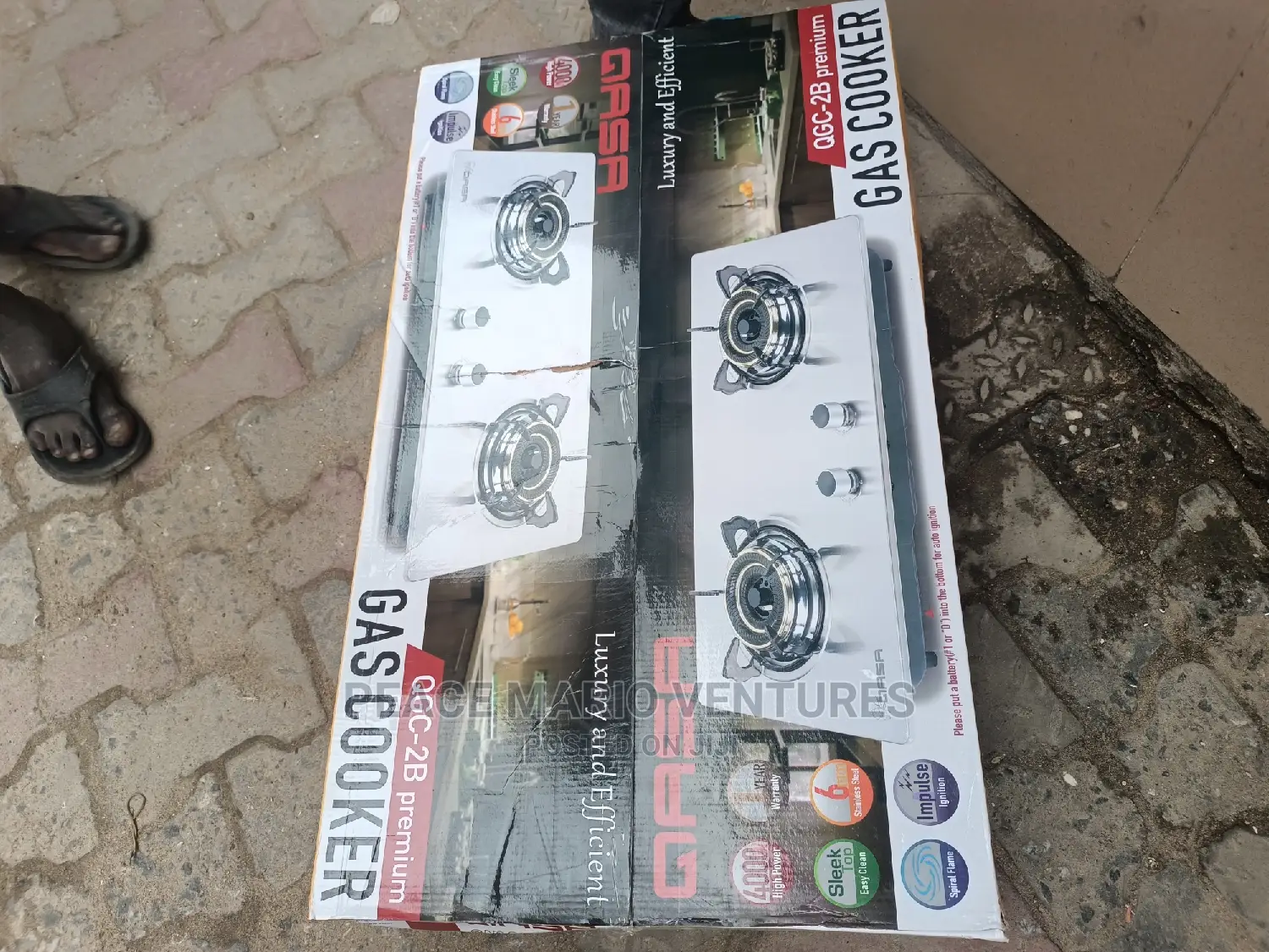 QASA Original Cabinet Stainless Gas Cooker With Warranty 2ys