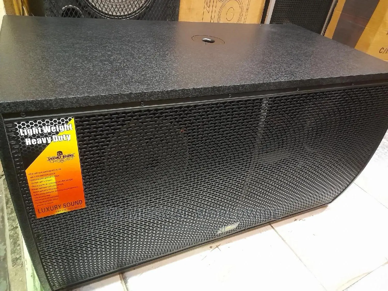 Luxury Sound Double Subwoofer Model 218