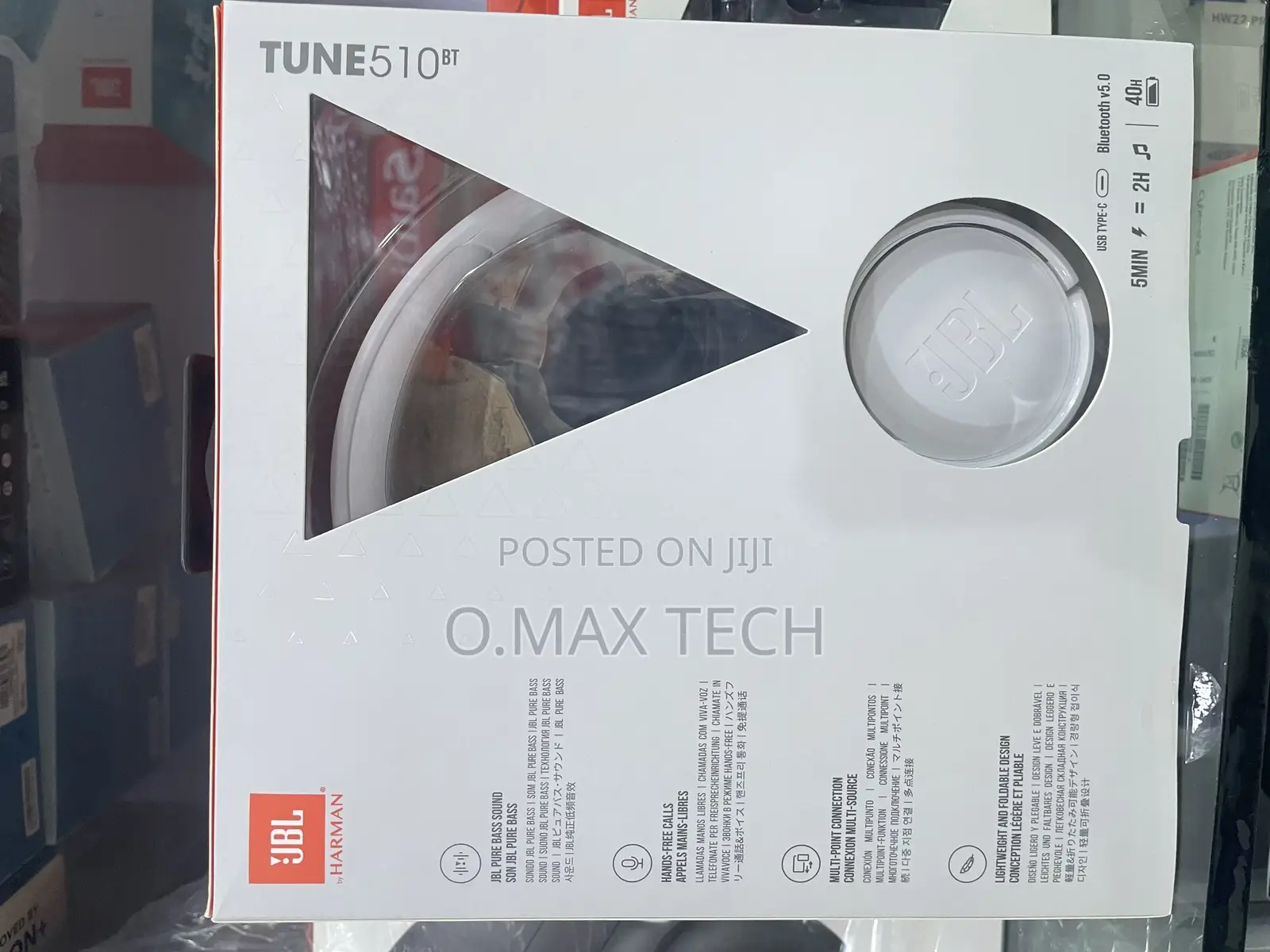 Jbl Tune 510 Wireless Headphone White