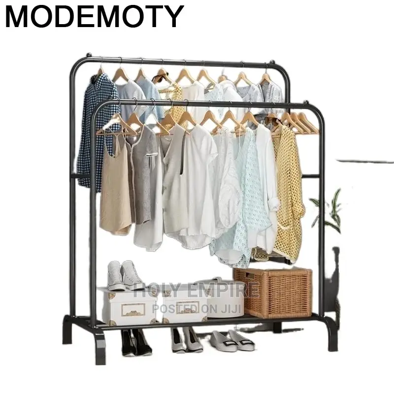 Clothes Hanger Coat Rack Floor Hanger Storage Wardrobe Cloth