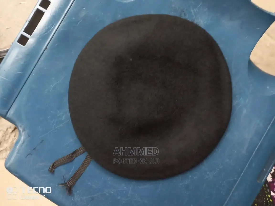 Black Security Beret Cap