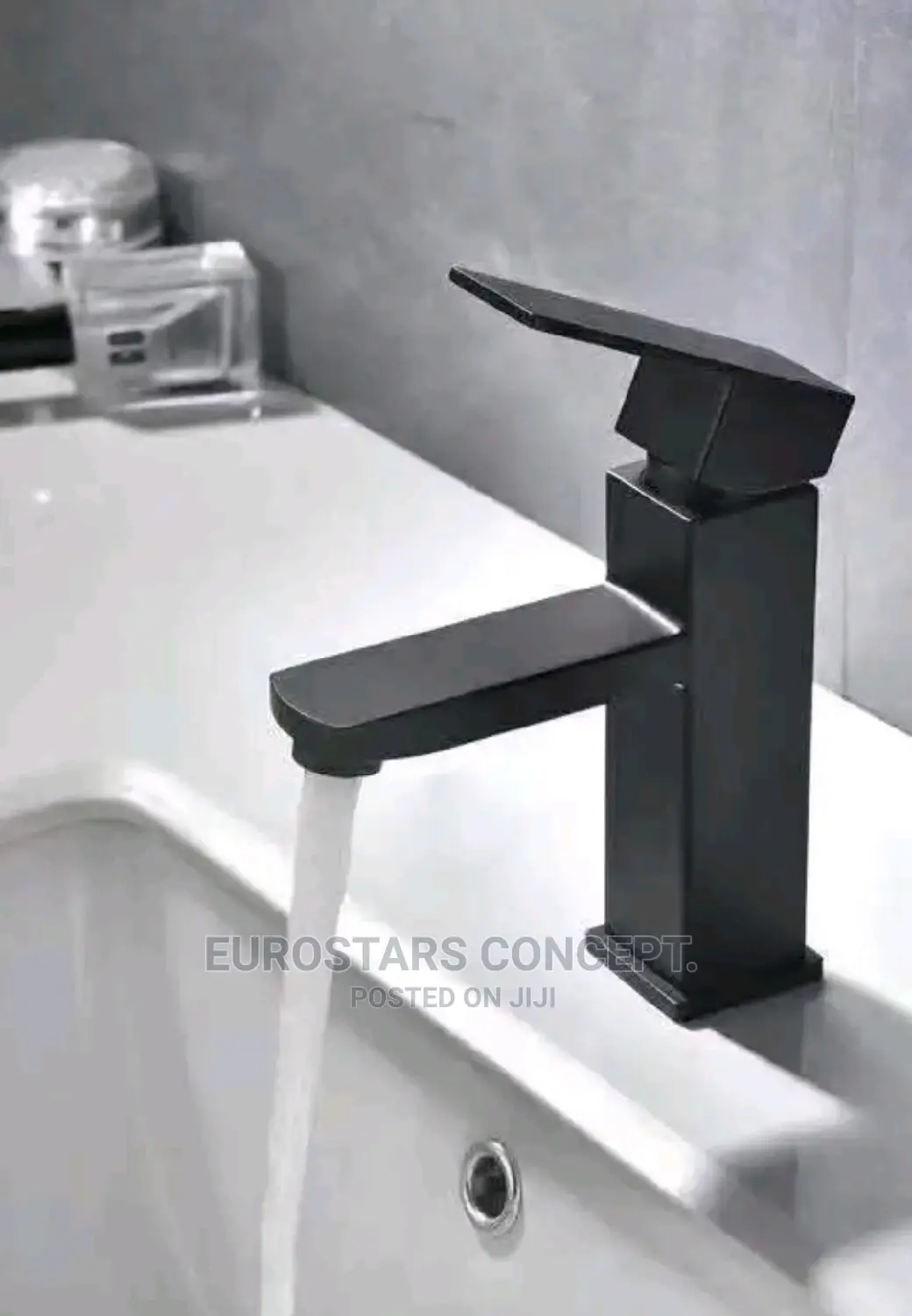 Black Aluminium Basin Mixer