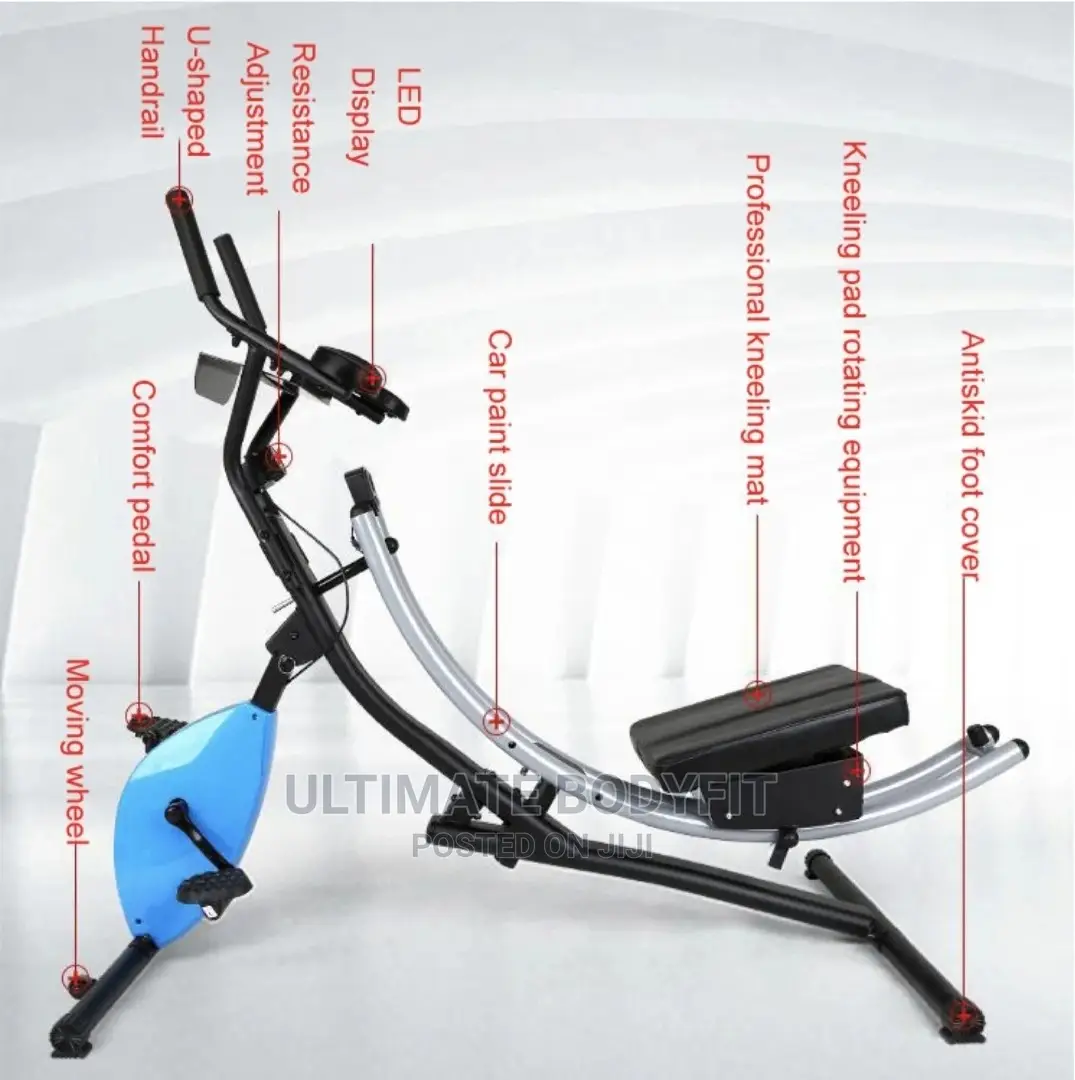Brand New 2in1 Ab Coaster With Circling Pedal Machine