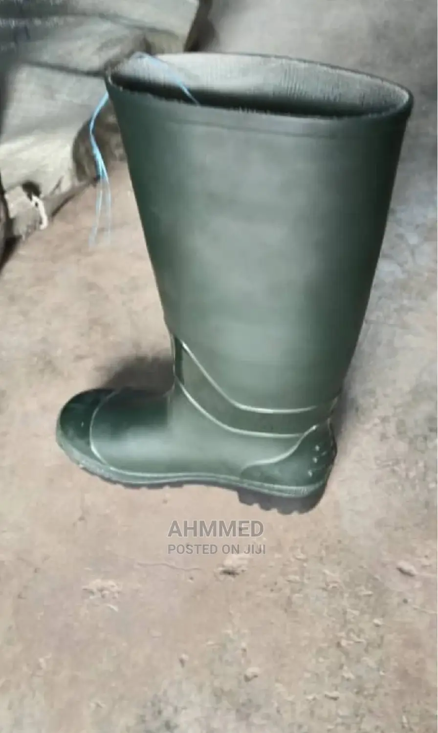 Green Rain Boots