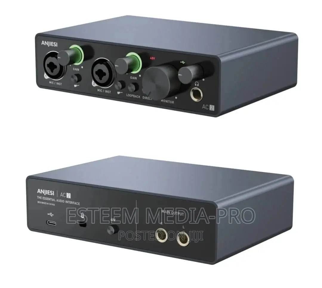 Portable 2 Input Sound Card
