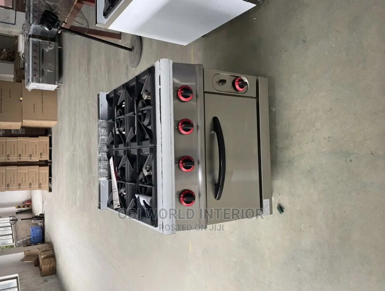 4 Burner Gas Cooker With Oven