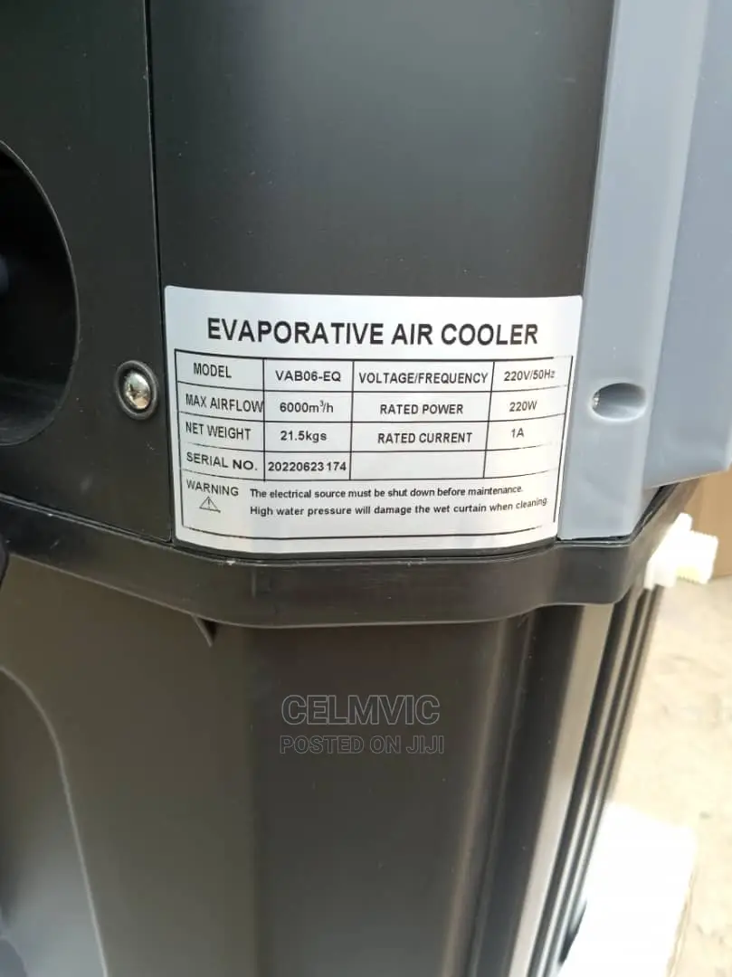 Evaporative Air Cooler for Hotel and Living Room