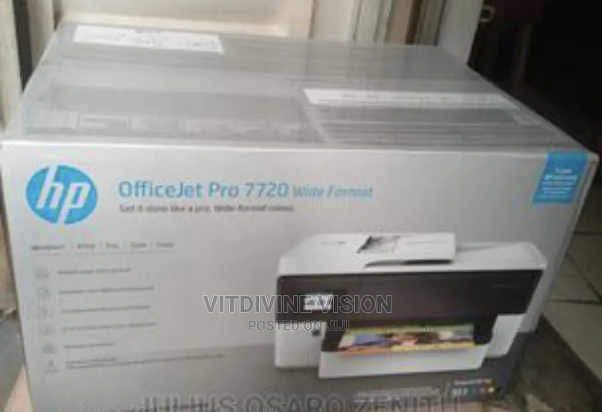 Hp Officejet Pro 7720 Wide Format A3 All-in-One Printer