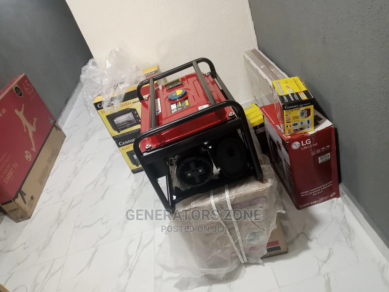 Elepaq Durable 3.5kva Manual Generator E 6800cx Red Tank