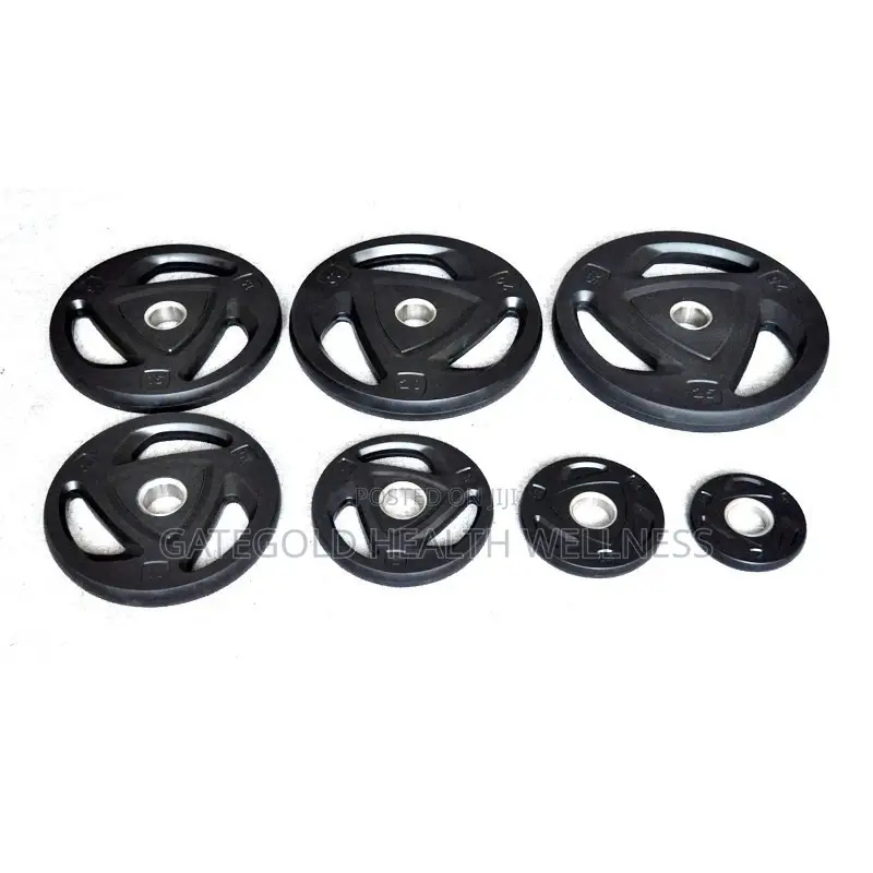 P2410B.20 Olympic Tri-grip Rubber Plates