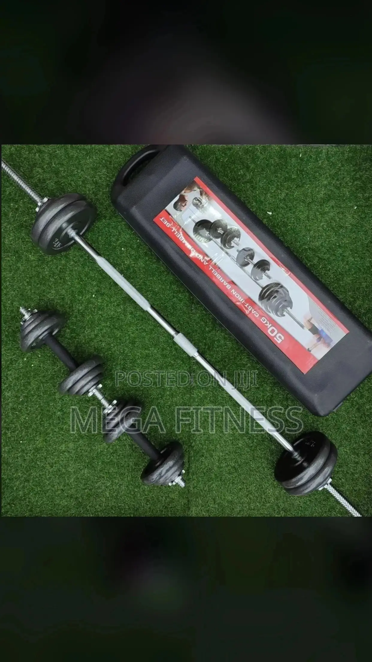 50kg Adjustable Chrome Dumbbells