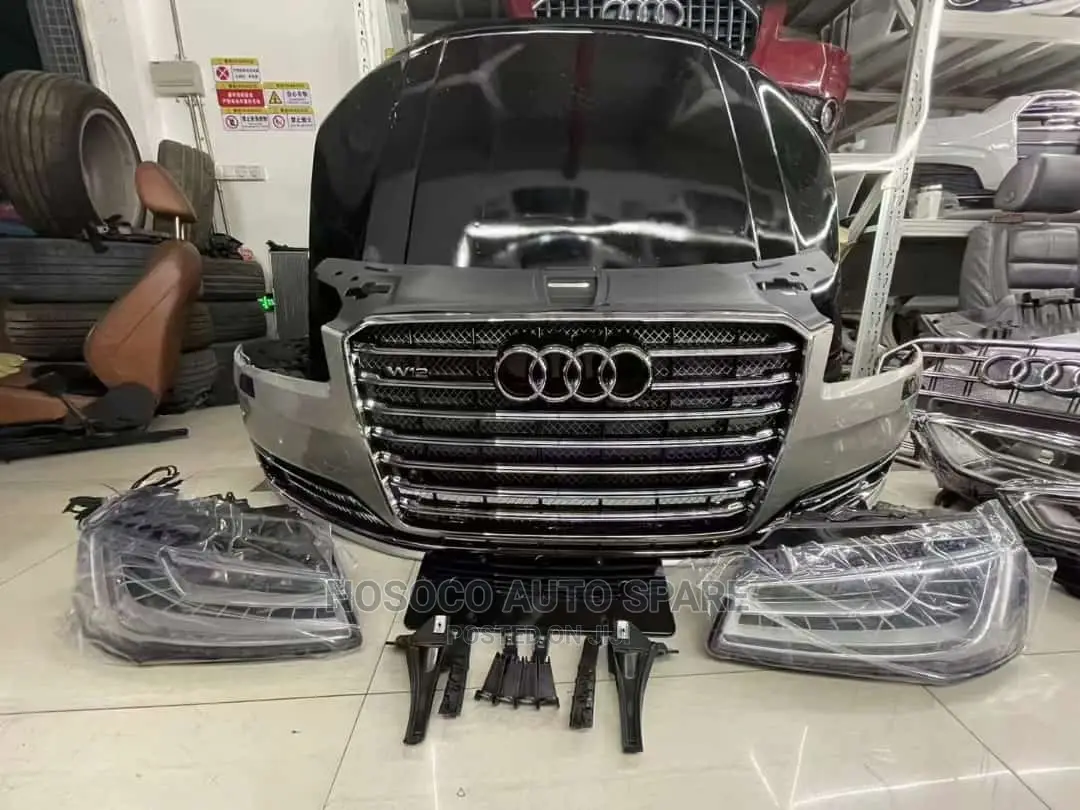 Set Of Bumper And Full Light Audi A8 L 2015