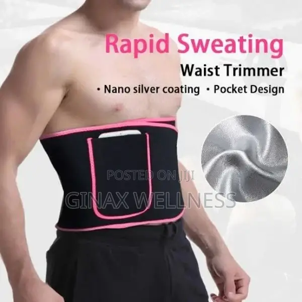 NEOPRENE Waist Trainer Belt With Pouch |Yoga Belt With Pouch