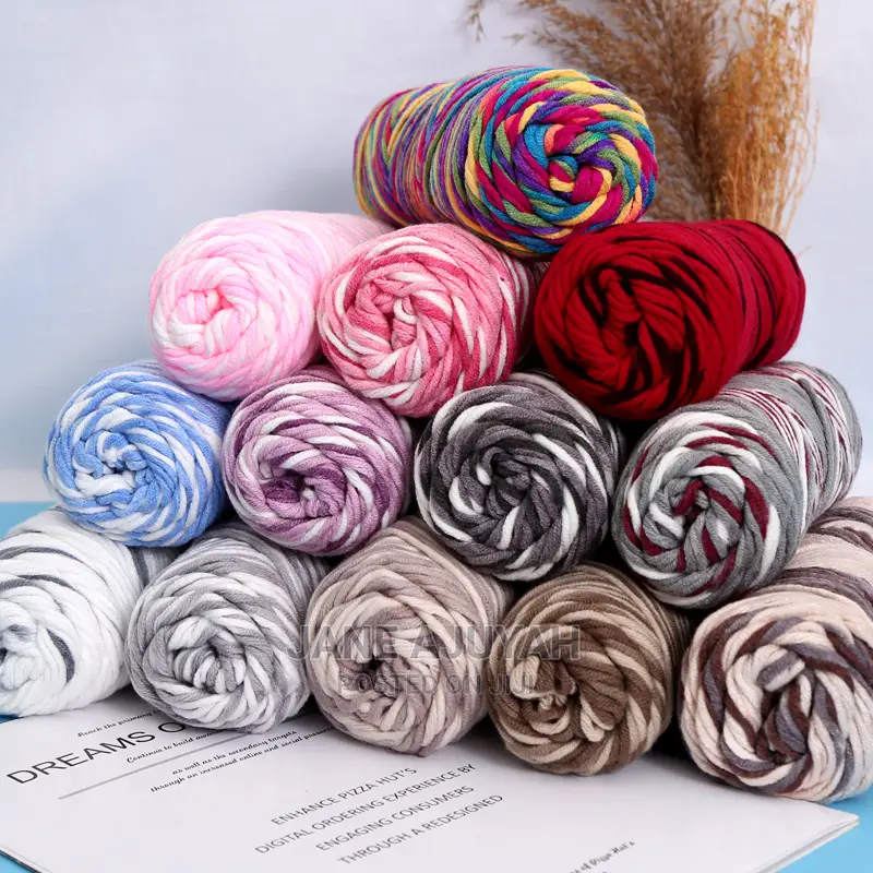 100g 8 Strands Cotton Knitting/Crochet Yarn