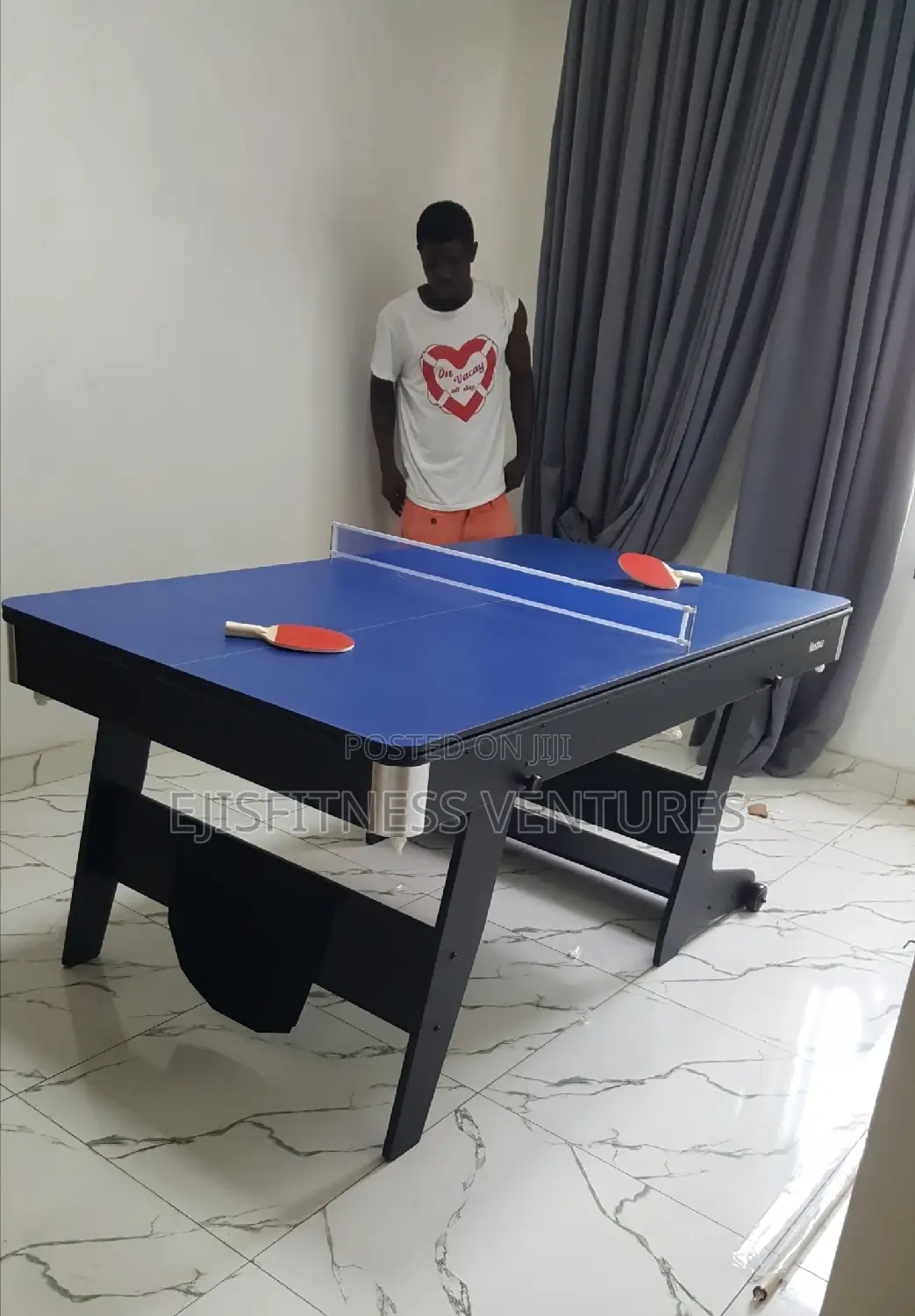 2in1 6feet Snooker and Table Tennis