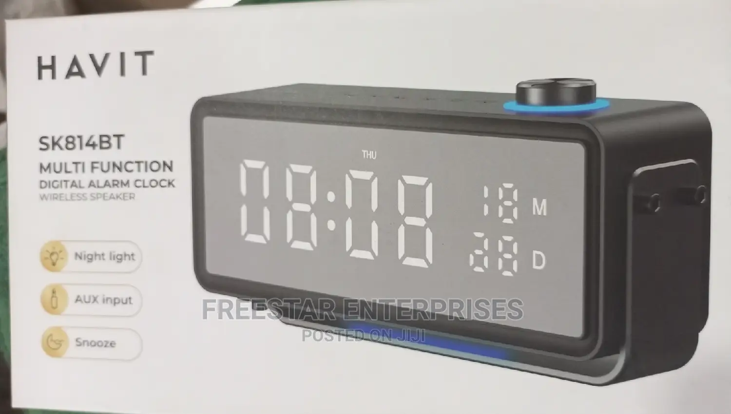 HAVIT Bluetooth Speaker. HAVIT SK814BT Alarm Clock Speaker.