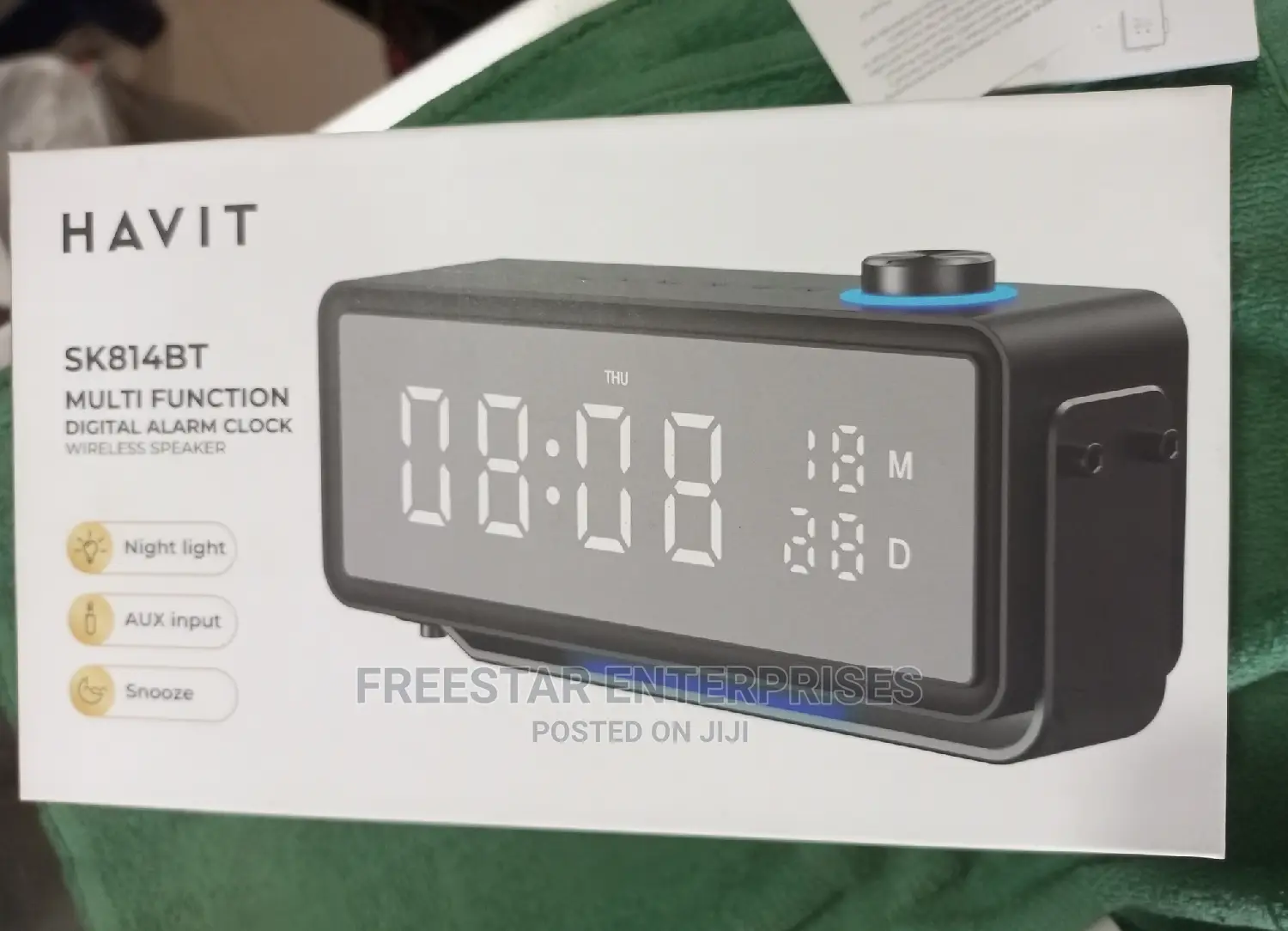 HAVIT Bluetooth Speaker. HAVIT SK814BT Alarm Clock Speaker.