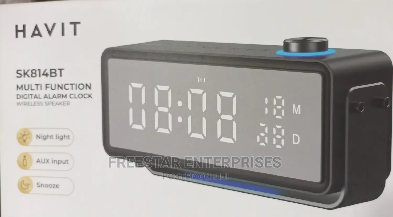 HAVIT Bluetooth Speaker. HAVIT SK814BT Alarm Clock Speaker.