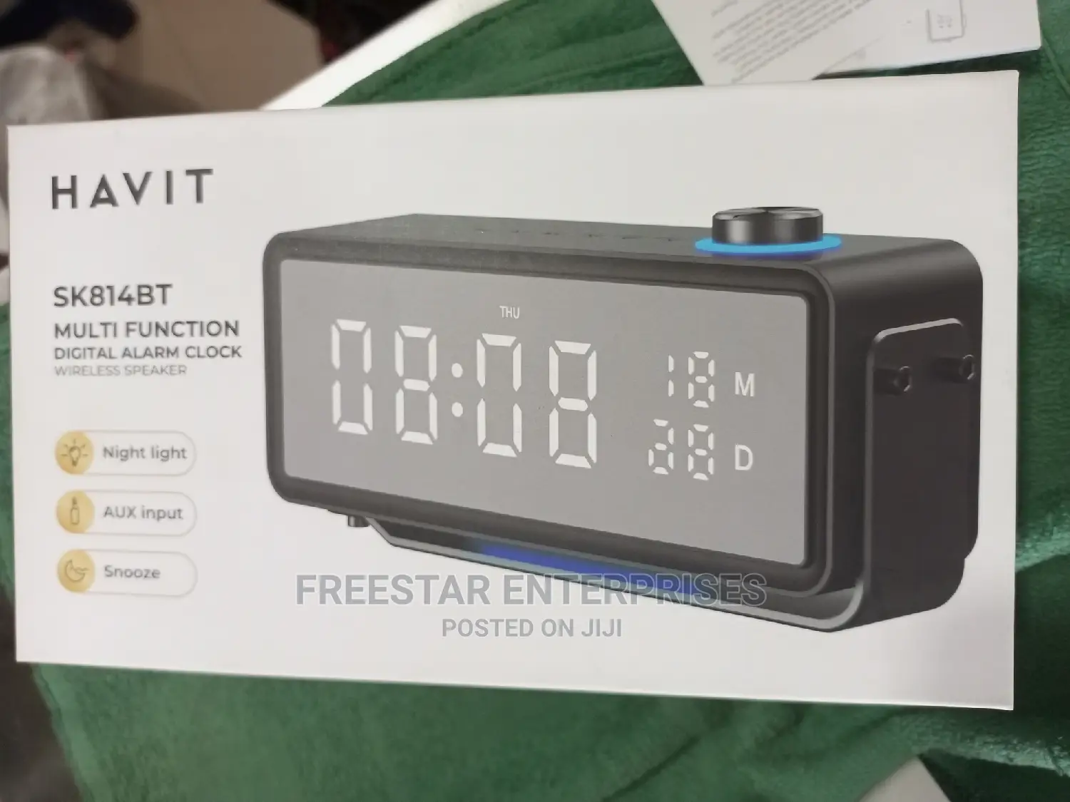 HAVIT Bluetooth Speaker. HAVIT SK814BT Alarm Clock Speaker.