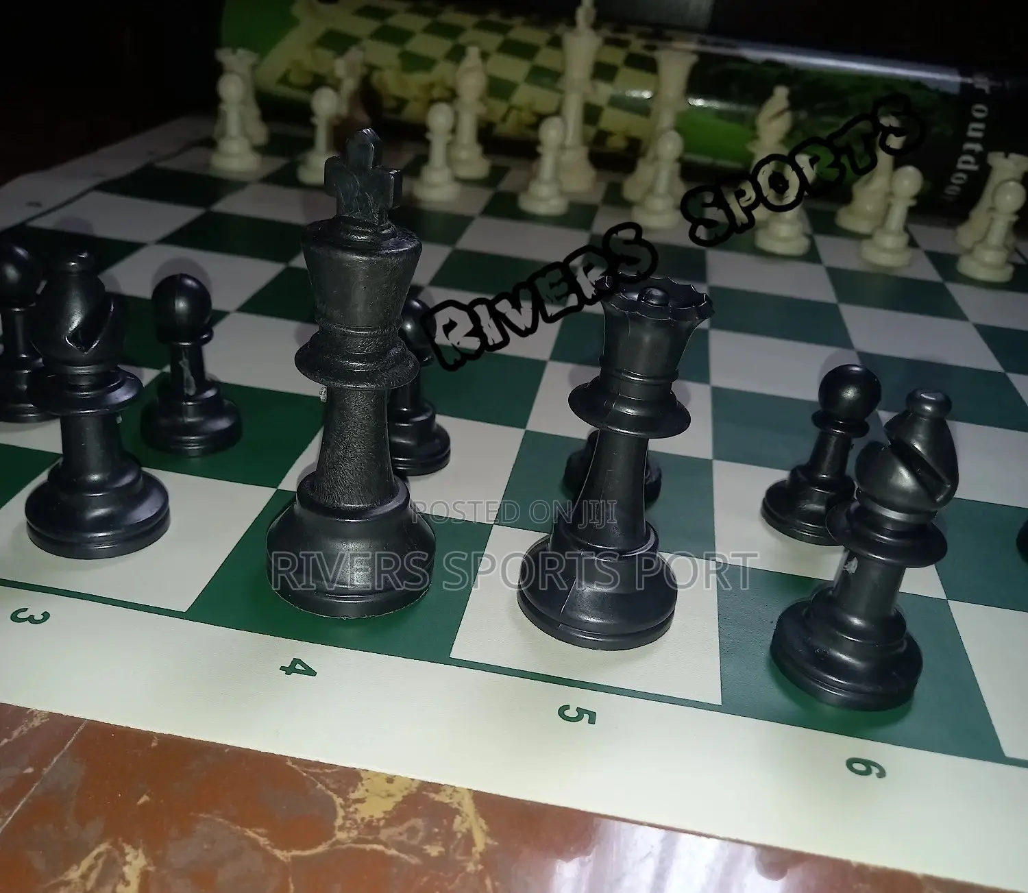Biggest Tournament Chess Board Game With Foldable Mat Board