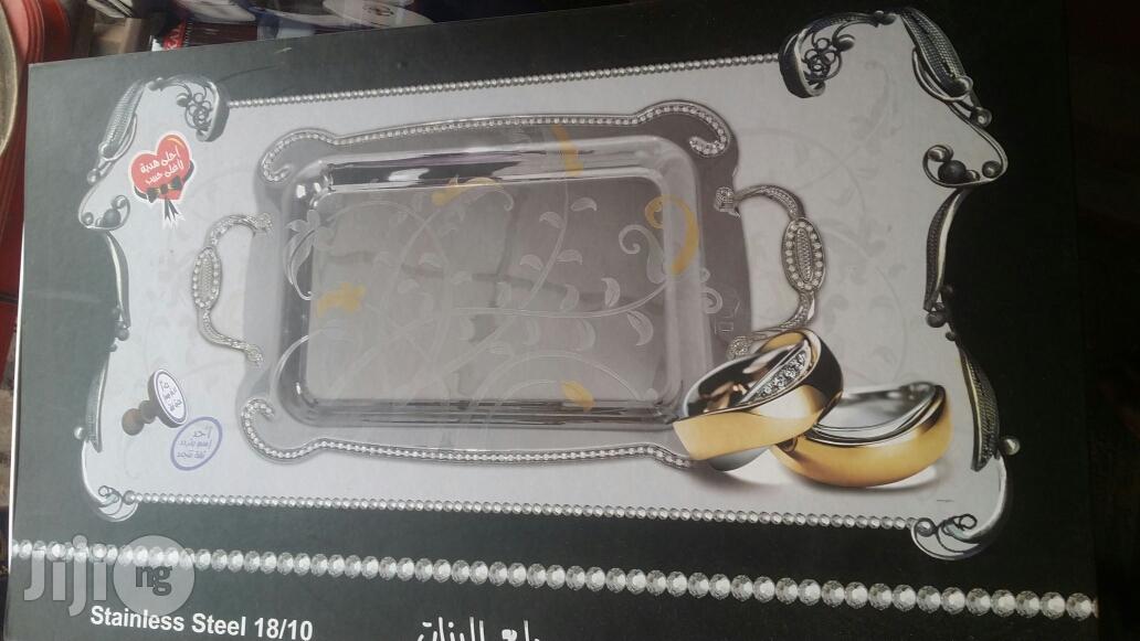 Unique Stainless Steel 18/10 Tray By 2