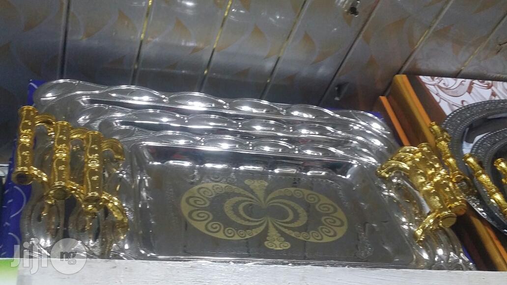 P.R.S ,Stainless Steel Tray By3 Set