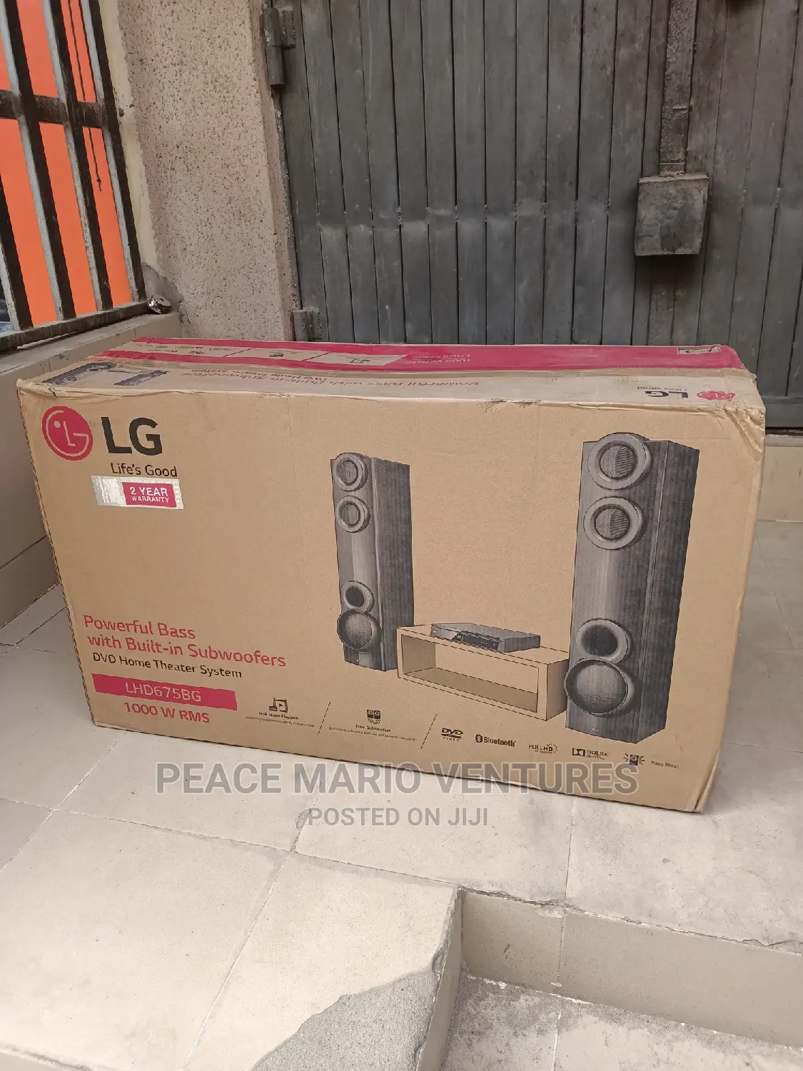 Original Lg Powerful Bass Home Theater With 2years Warranty