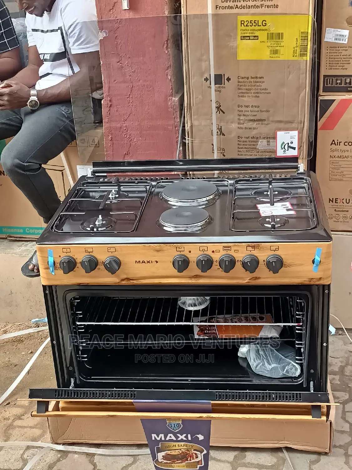 Maxi Original 90x60, 6burner Gas Cooker With 2yrs Warranty