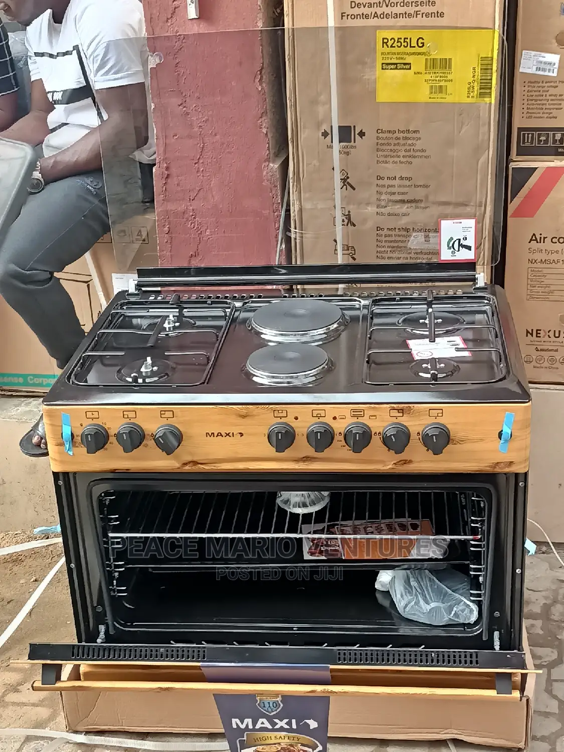 Maxi Original 90x60, 6burner Gas Cooker With 2yrs Warranty
